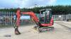 2016 KUBOTA KX61-3 rubber tracked excavator (s/n 82578) with bucket, blade & piped