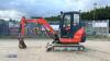 2016 KUBOTA KX61-3 rubber tracked excavator (s/n 82578) with bucket, blade & piped - 2