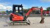 2016 KUBOTA KX61-3 rubber tracked excavator (s/n 82578) with bucket, blade & piped - 6