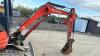 2016 KUBOTA KX61-3 rubber tracked excavator (s/n 82578) with bucket, blade & piped - 15