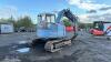 SUMITOMO SP75U steel tracked excavator with bucket, blade, piped & off-set boom - 5