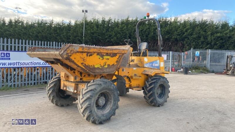 2007 THWAITES 6t swivel skip dumper (TK07 PBY)