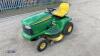 JOHN DEERE LT160 hydrostatic 42'' petrol ride on mower (s/n 010459)