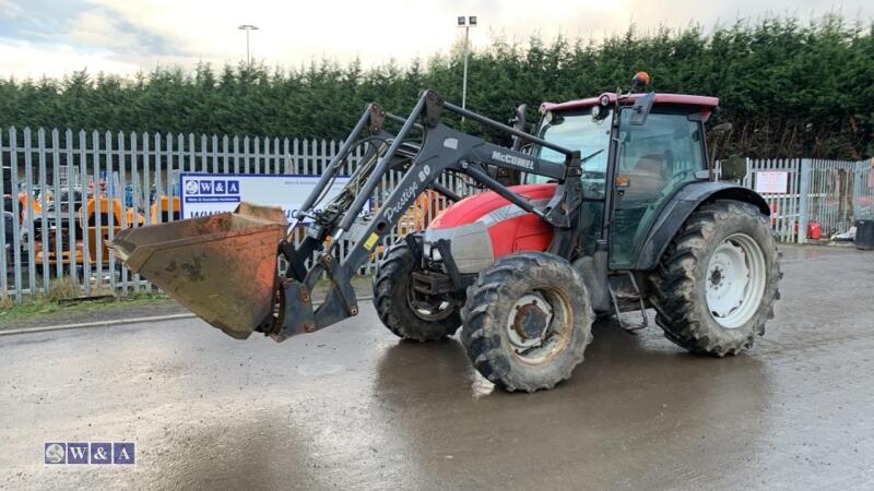 2009 MCCORMICK C95 MAX 4wd tractor c/w McConnel 80 loader, 2 x spool valves, twin assister rams, air seat, air con, joystick loader controls (PX09 AUA)(V5, manual & radio in office)