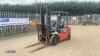 2006 TOYOTA SAS 25 2.5t diesel driven forklift truck (s/n E19995) with duplex mast & side-shift