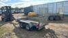 INDESPENSION 2.7t twin axle plant trailer (44450) - 3