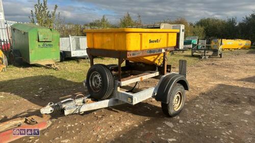 SNOWEX fast tow gritter c/w spinner