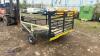 Single axle mesh trailer - 3