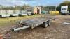 WESSEX 12 x 6 2.6t twin axle beavertail trailer