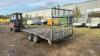 WESSEX 12 x 6 2.6t twin axle beavertail trailer - 3