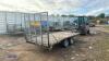 WESSEX 12 x 6 2.6t twin axle beavertail trailer - 5