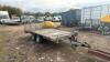 WESSEX 12 x 6 2.6t twin axle beavertail trailer - 7