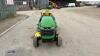 2007 JOHN DEERE X300R hydrostatic petrol ride on mower c/w collector (s/n 088255) - 8