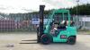 2013 MITSUBISHI FG25N 2.5t gas driven forklift truck (s/n 53566) with duplex mast & side-shift - 2