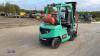 2013 MITSUBISHI FG25N 2.5t gas driven forklift truck (s/n 53566) with duplex mast & side-shift - 7