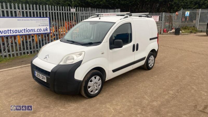 2009 CITROEN NEMO LX 1.4HDI van with side loading door (LB09 ORV)(MoT 22nd October 2025)(V5, MoT & other history in office)