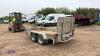 IFOR WILLIAMS 3.5t twin axle plant trailer (3412243) - 3