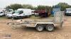 IFOR WILLIAMS 3.5t twin axle plant trailer (3386200) - 2