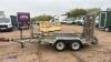 INDESPENSION 2.7t twin axle plant trailer (331985) - 2