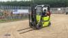 CLARK 1.5t gas driven forklift truck (s/n 70600033) with duplex mast & side-shift