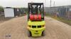 CLARK 1.5t gas driven forklift truck (s/n 70600033) with duplex mast & side-shift - 4