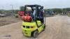 CLARK 1.5t gas driven forklift truck (s/n 70600033) with duplex mast & side-shift - 5