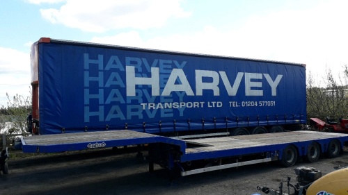 2003 MONTRACON 13.6m triaxle curtain-side artic trailer