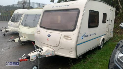 BAILEY DISCOVERY 100 single axle caravan (A590997)(Box of documents in office)(s/n Y04404101)