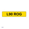 Number plate: L90 ROG (Copy of retention certificate in office)