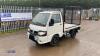 2020 PIAGGIO PORTER LHD electric tipper c/w charging lead, cameras, beacons/strobes (YX70 FXM)(Charges from normal 3 pin plug)(V5, spare key & manuals in office)