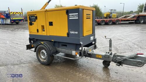 2010 40kva fast tow generator (s/n 111005)