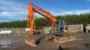 2012 HITACHI ZAXIS 135US-3 steel tracked excavator (s/n 00087519) with 2 buckets, check valves, 700mm pads, piped & Q/hitch