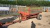 Single axle high lift dropside trailer c/w grain shoot - 2