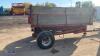 Single axle high lift dropside trailer c/w grain shoot - 6