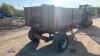 Single axle high lift dropside trailer c/w grain shoot - 7