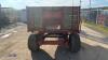 Single axle high lift dropside trailer c/w grain shoot - 8