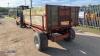 Single axle high lift dropside trailer c/w grain shoot - 9