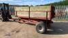 Single axle high lift dropside trailer c/w grain shoot - 10