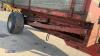 Single axle high lift dropside trailer c/w grain shoot - 16