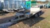 2007 IFOR WILLIAMS GX105HD 3.5t twin axle plant trailer - 2