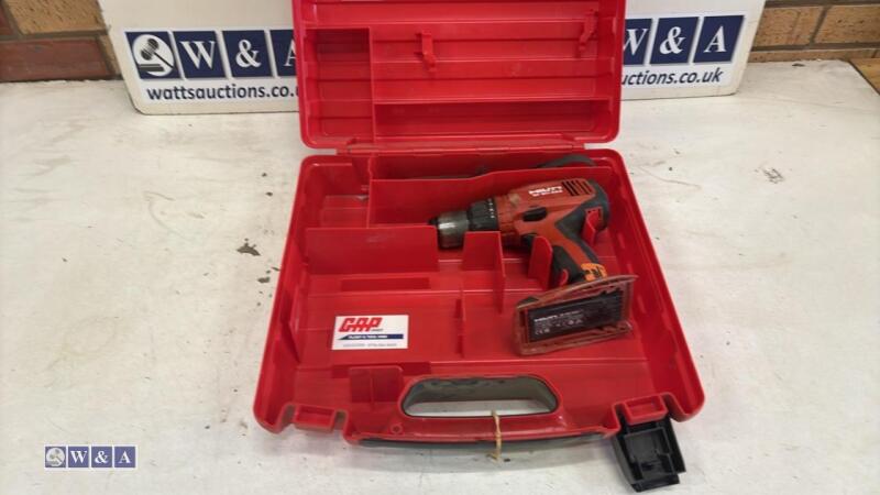 HILTI SF6H-A22 cordless drill c/w case