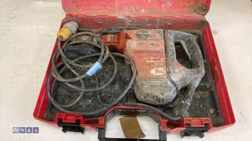 HILTI TE60-ATC/AVR 110v SDS breaker c/w case