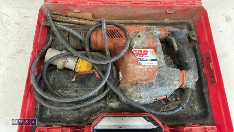 HILTI TE30 110v SDS breaker c/w case