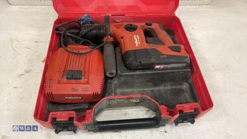 HILTI TE4-A22 SDS cordless breaker c/w case