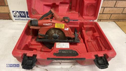 HILTI SC70 cordless saw c/w case