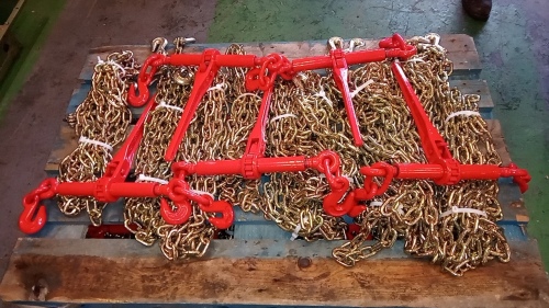 GREATBEAR 5 x ratchet binders & 10 x chains