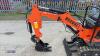 2024 HUAWAI HE10B rubber tracked excavator (s/n 24040036) with bucket, blade & piped - 9