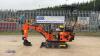 2024 HUAWAI HE10B rubber tracked excavator (s/n 24040064) with bucket, blade & piped - 2