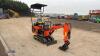 2024 HUAWAI HE10B rubber tracked excavator (s/n 24040064) with bucket, blade & piped - 7