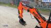 2024 HUAWAI HE10B rubber tracked excavator (s/n 24040064) with bucket, blade & piped - 9